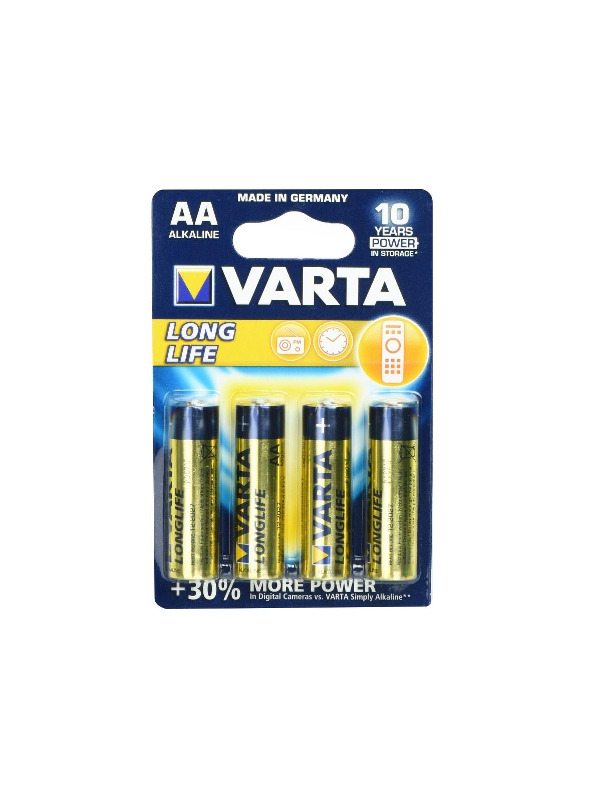 VARTA bateria alkaliczna R6 (AA) Longlife 4 szt