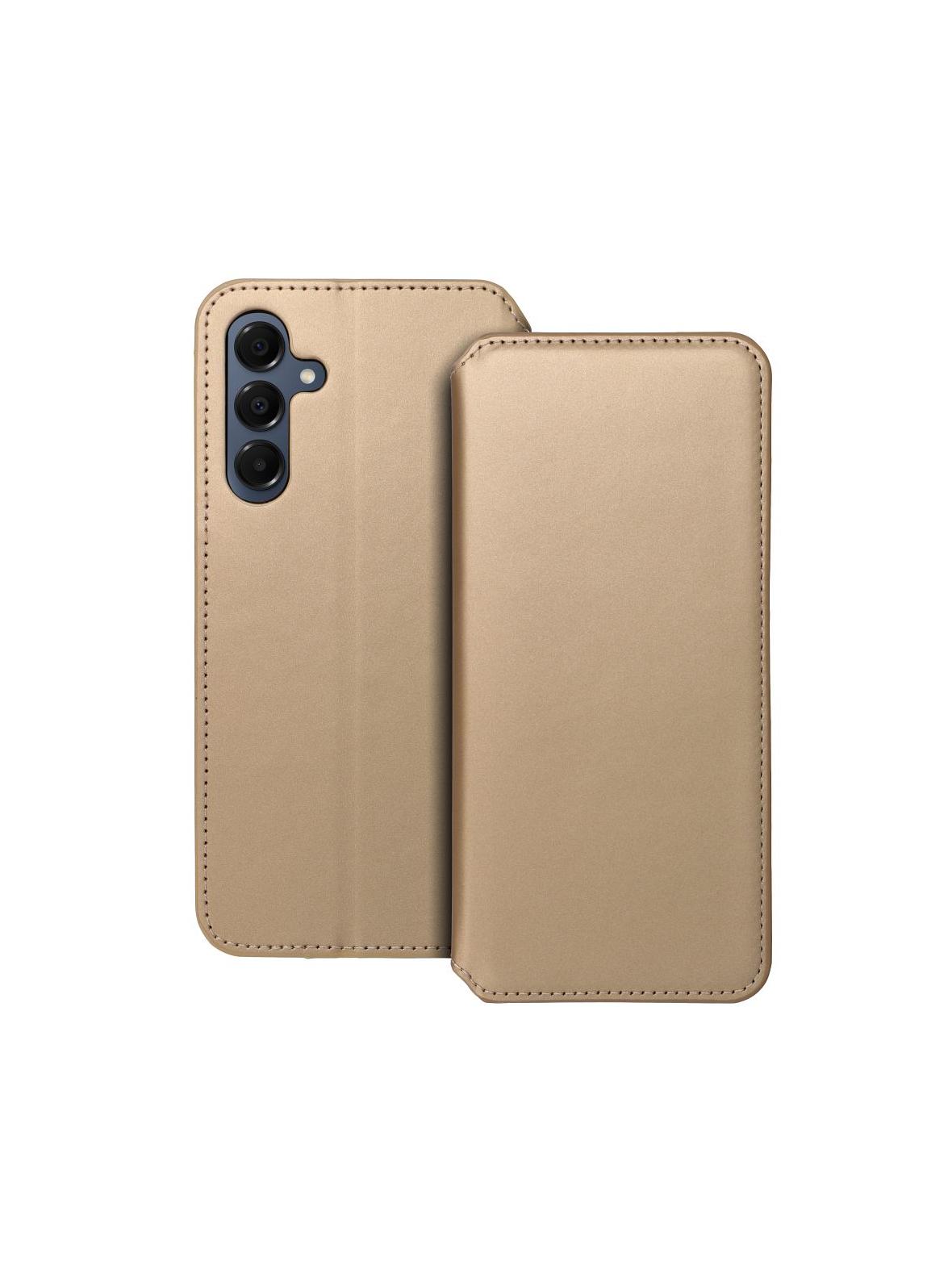 Kabura DUAL POCKET Book do SAMSUNG A16 złoty