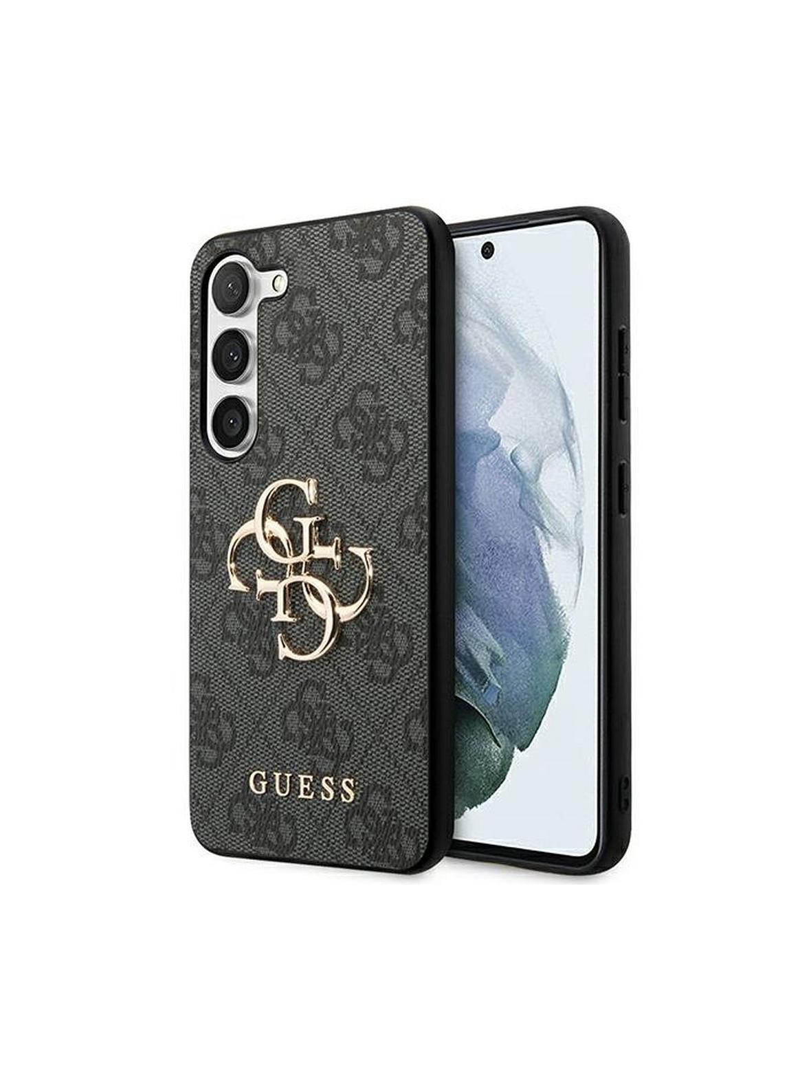 GUESS futerał do SAMSUNG S23 FE GUHCS23FE4GMGGR (Big Metal Logo) szary