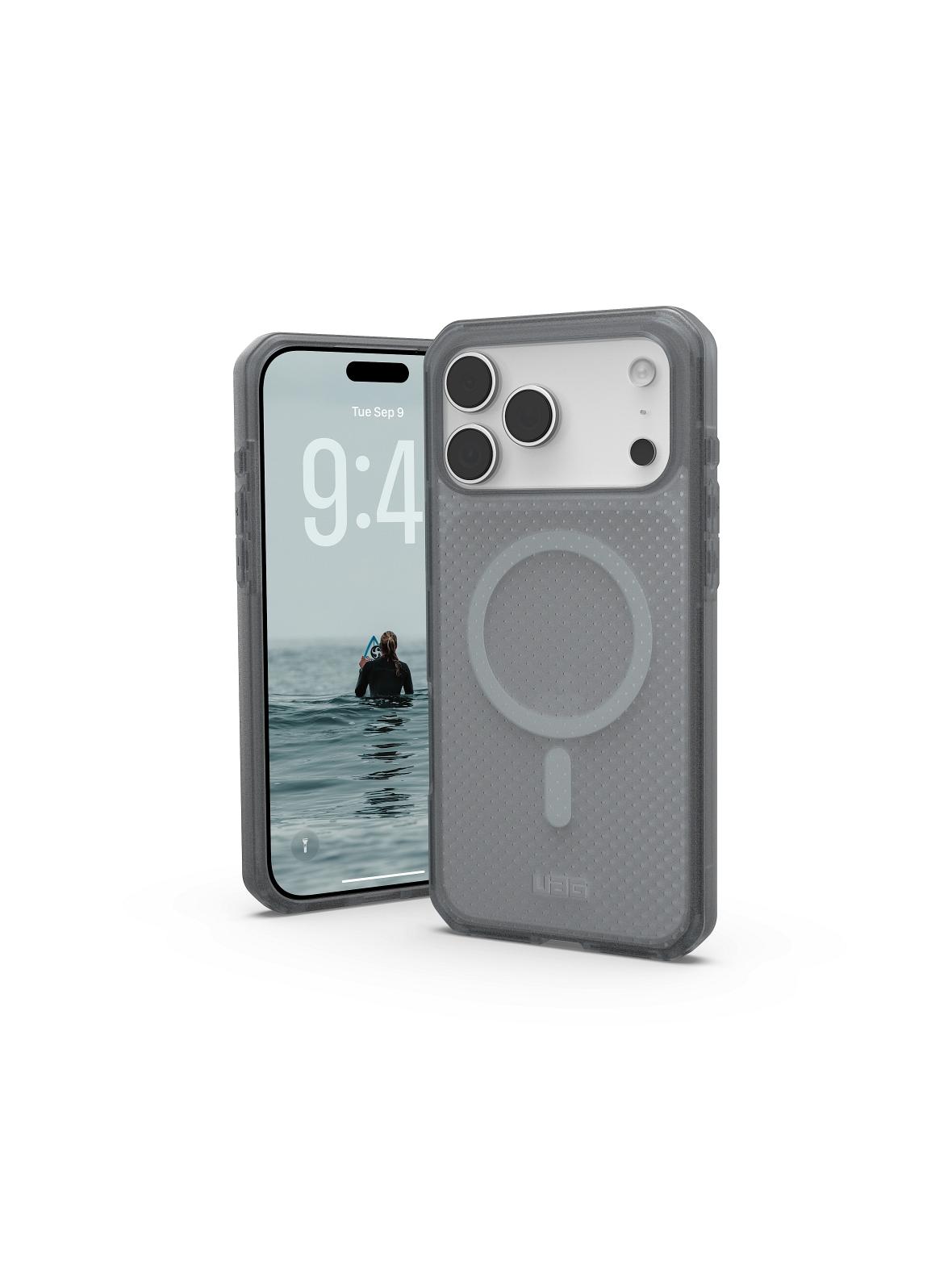 UAG Urban Armor Gear futerał DOT kompatybilny z MagSafe do IPHONE 17 Pro Max ash