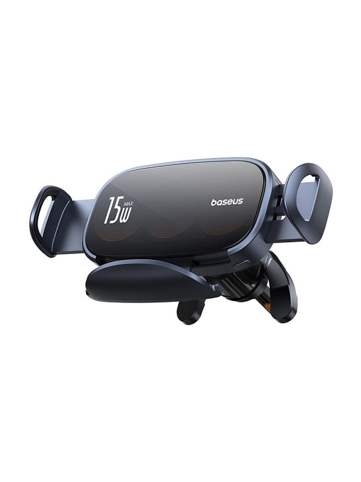 BASEUS uchwyt samochodowy indukcyjny do kratki 15W BS-CM029 czarny