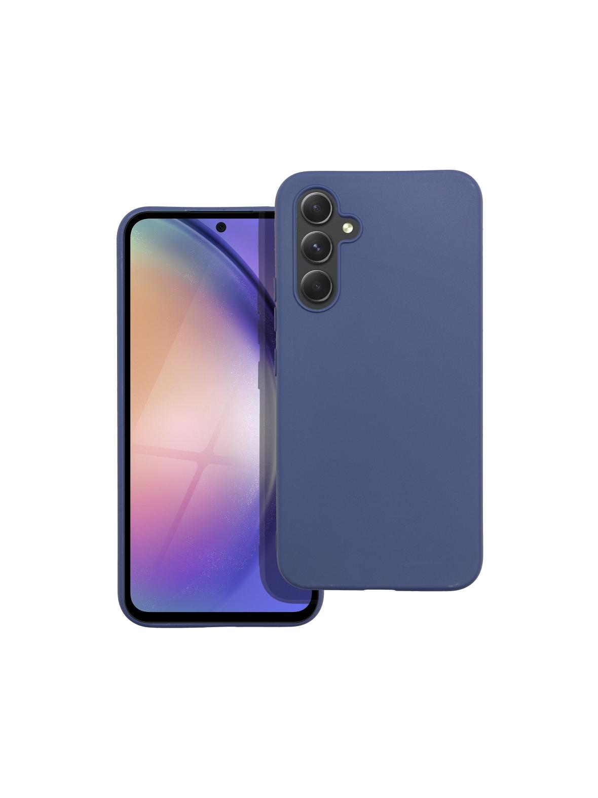 Futerał MATT do SAMSUNG A54 5G niebieski