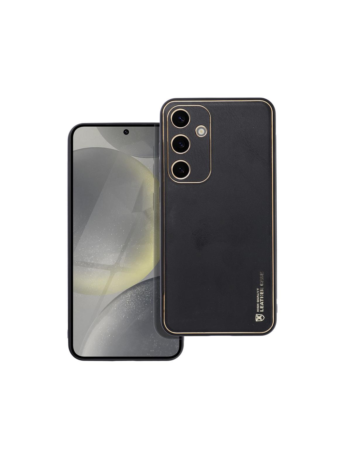 Futerał LEATHER CASE skórzany do SAMSUNG S24 Plus czarny