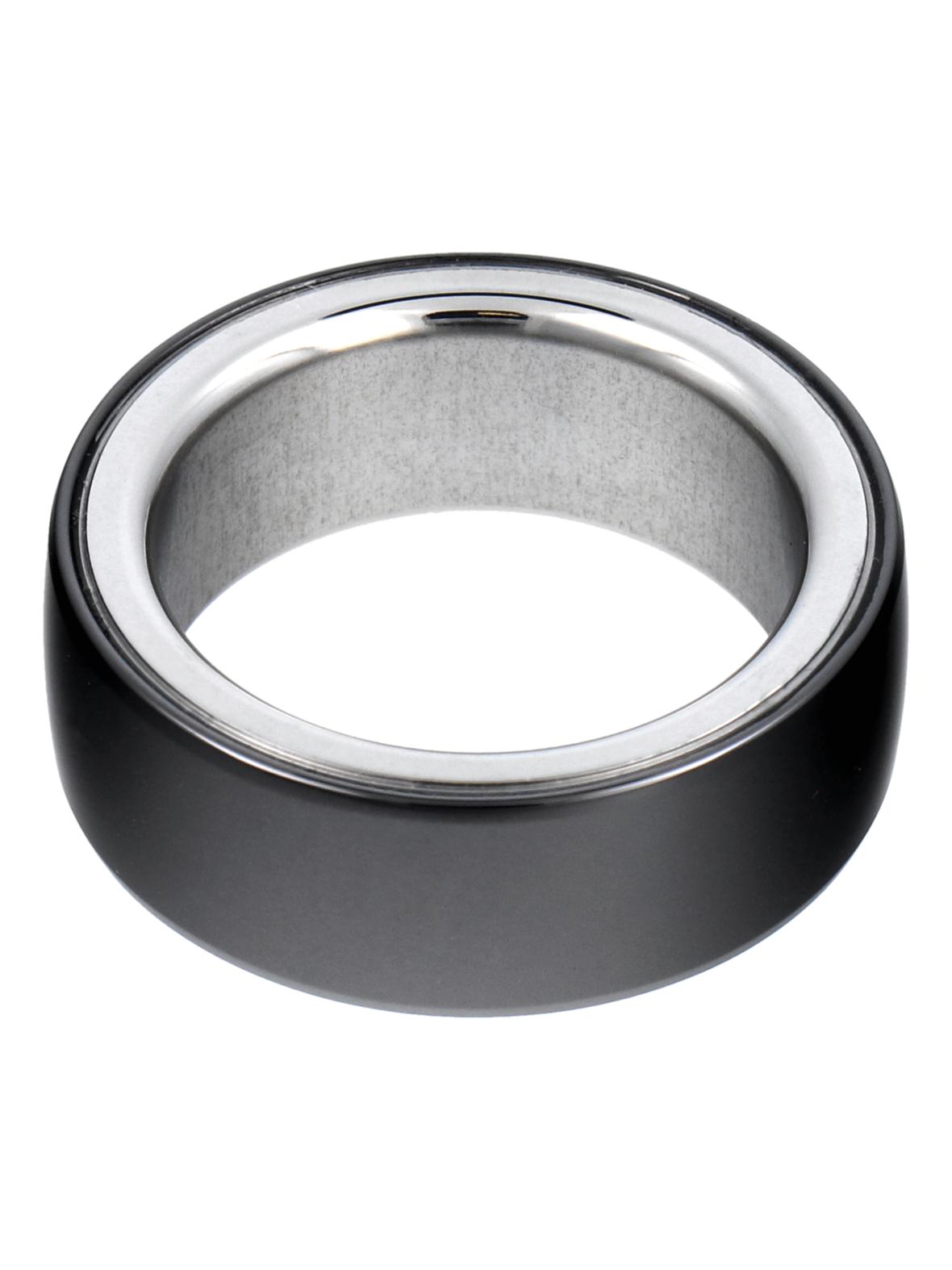 Smart Ring R8- inteligentny pierścień ceramiczny ze stacją ładującą rozmiar 20mm czarny