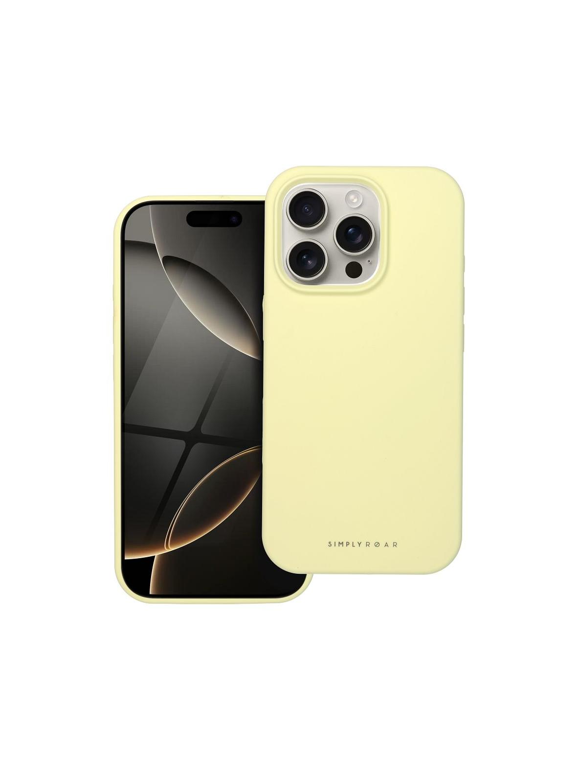 ROAR futerał CLOUD SKIN do IPHONE 16 Pro Jasnożółty