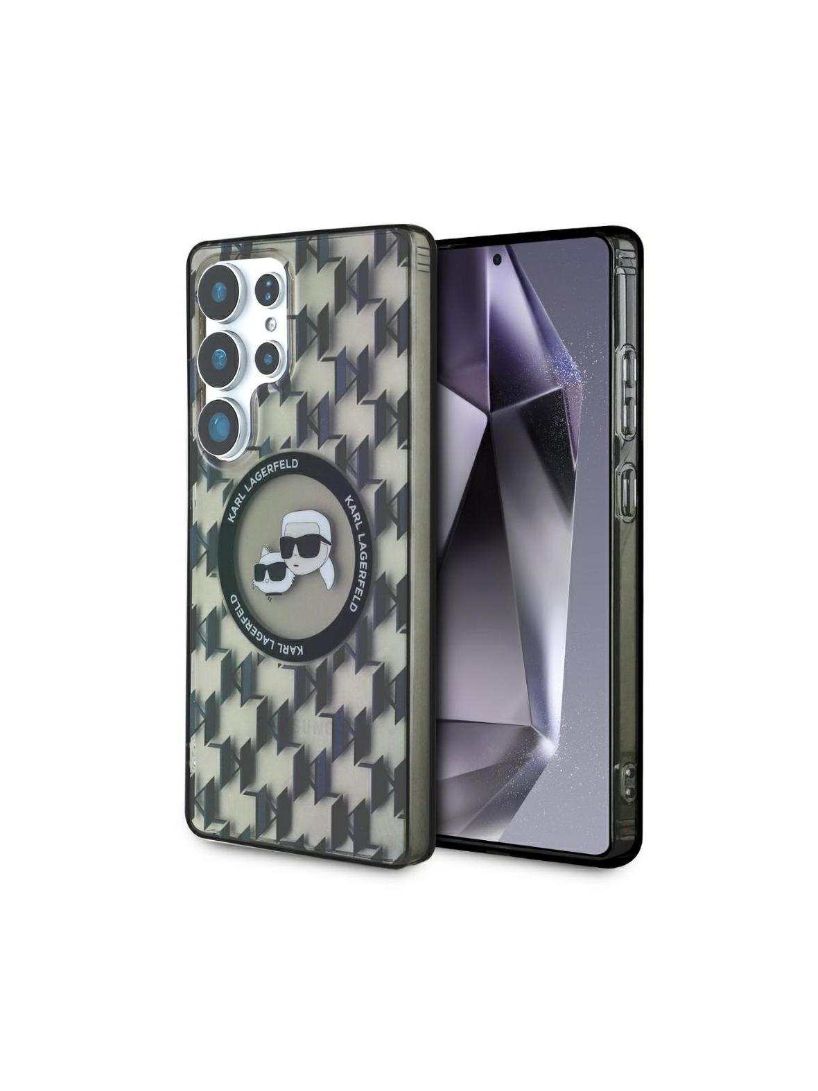 KARL LAGERFELD futerał do SAMSUNG S25 Ultra KLHMS25LHMCKMHK (Magnetic IML Metal Monogram KC Heads) czarny