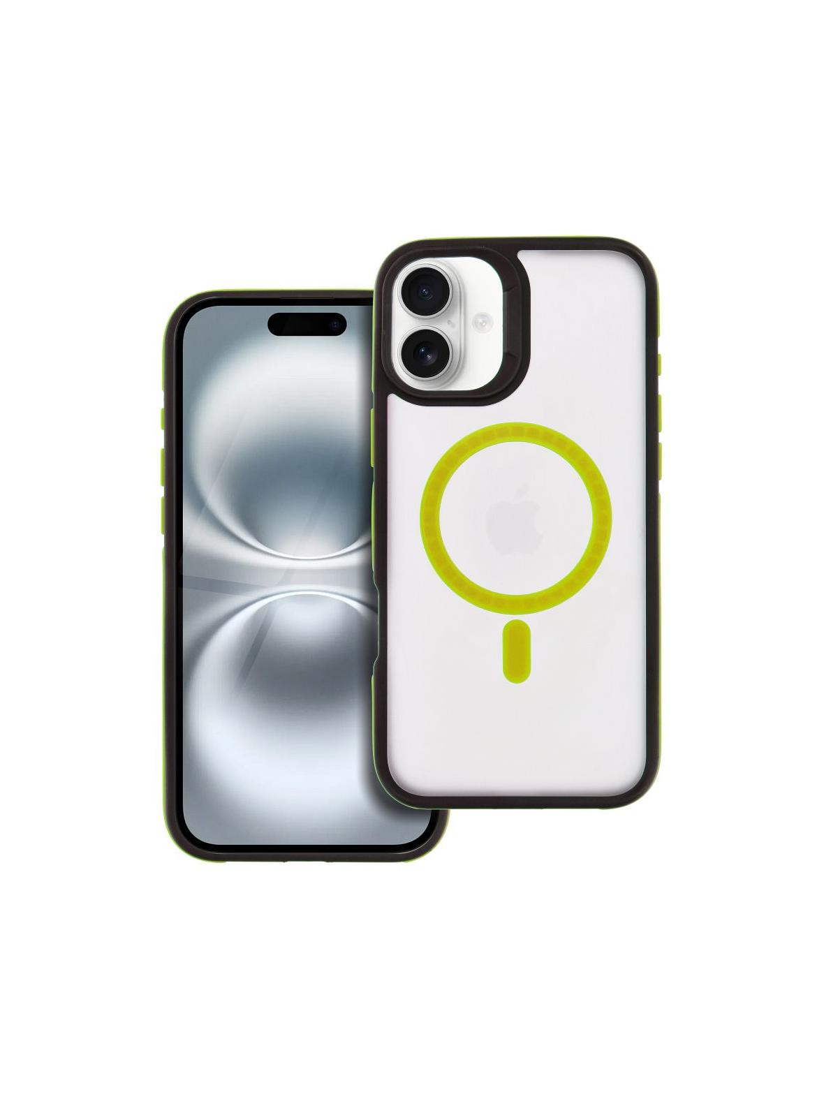 Futerał NEO do IPHONE 16 Plus kompatybilny z MagSafe żółty