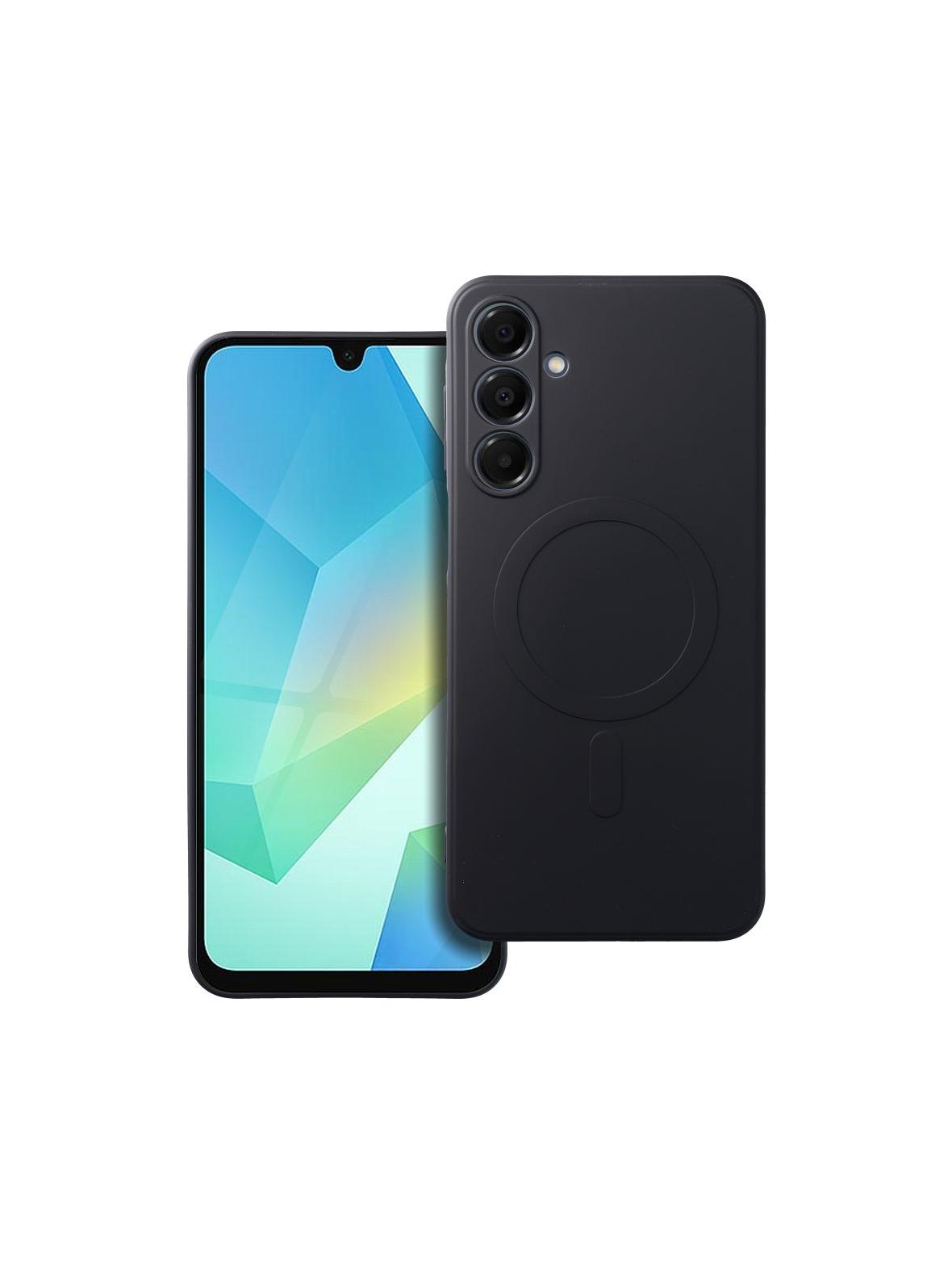 Futerał SILICONE MAG COVER kompatybilny z MagSafe do SAMSUNG A16 5G / A16 4G czarny