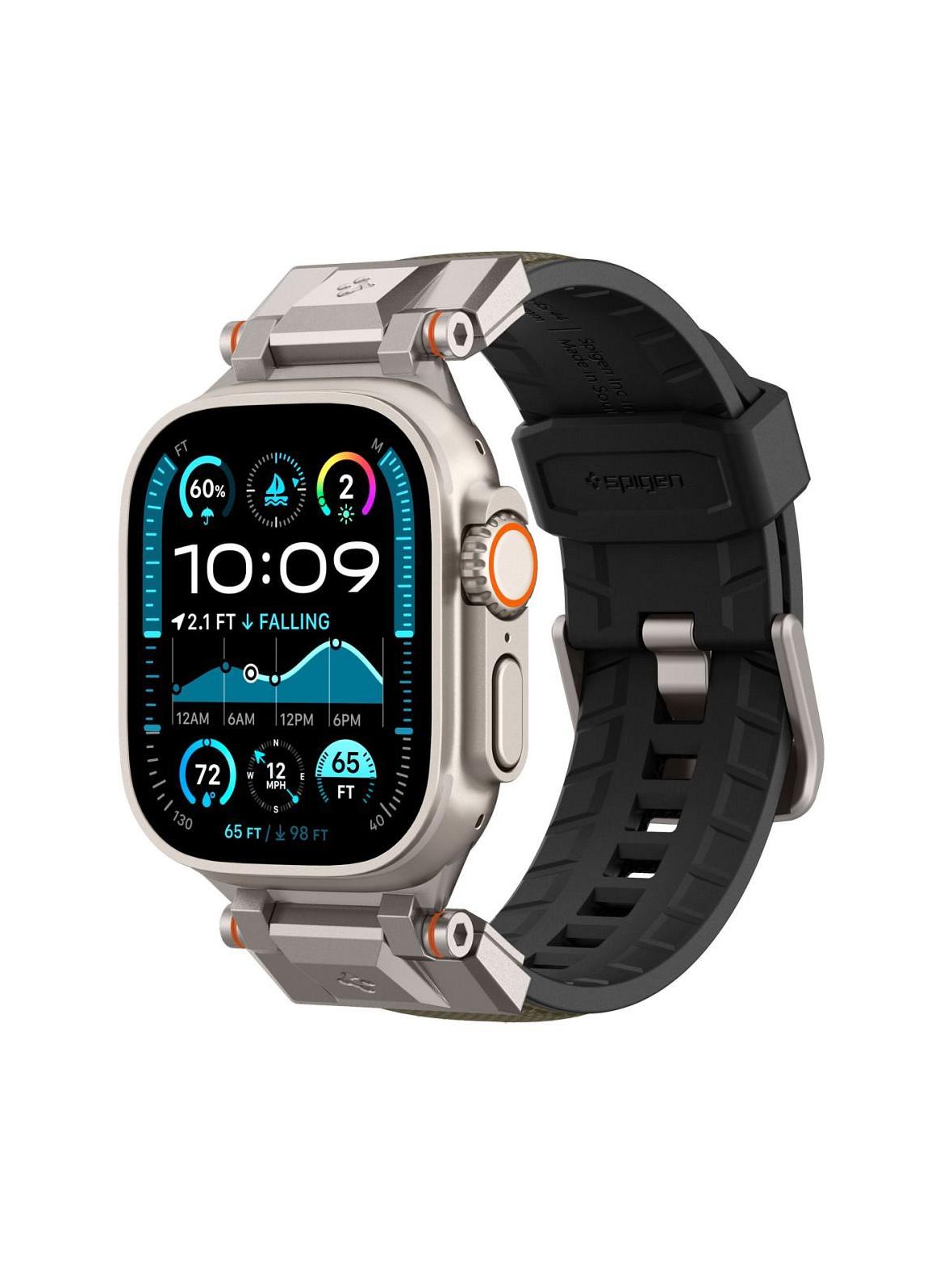 SPIGEN futerał DURAPRO ARMOR do APPLE Watch 6/7/8/9/10/SE/ULTRA 1/2 (44/45/46/49 mm) military green