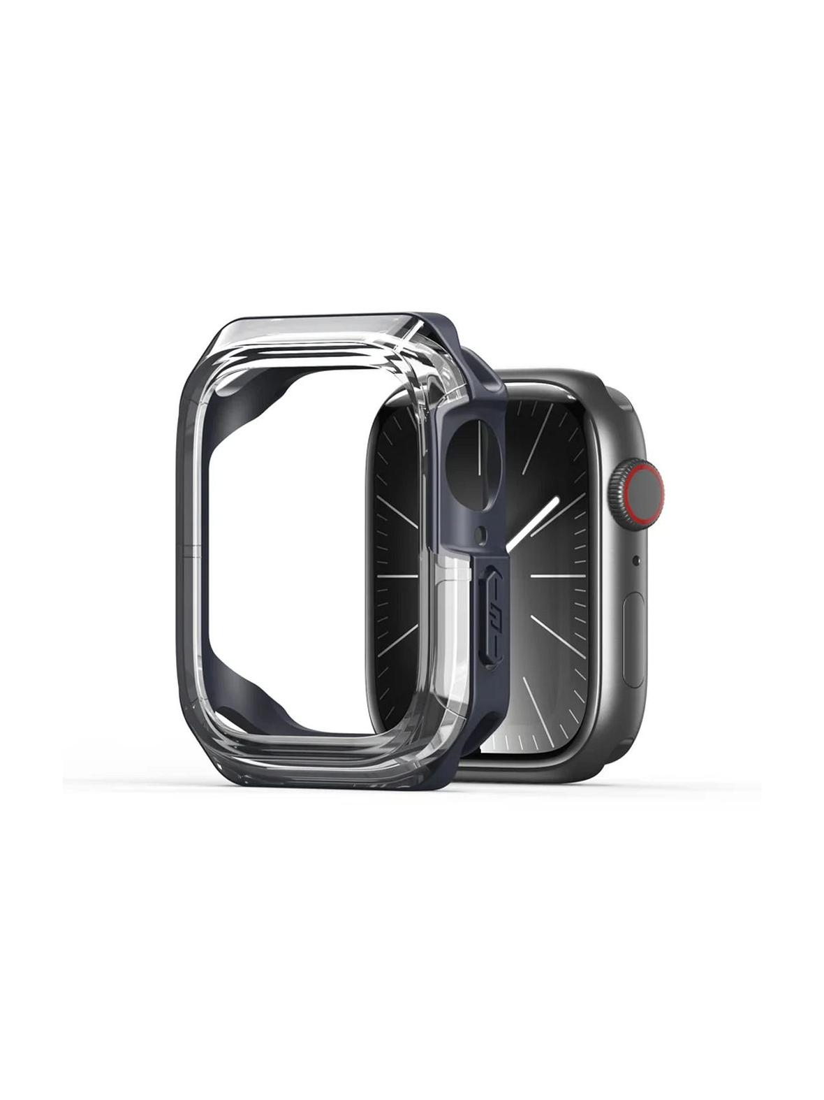 DUX DUCIS futerał TAMO do Apple Watch serii 10 46 mm transparentny z niebieskim