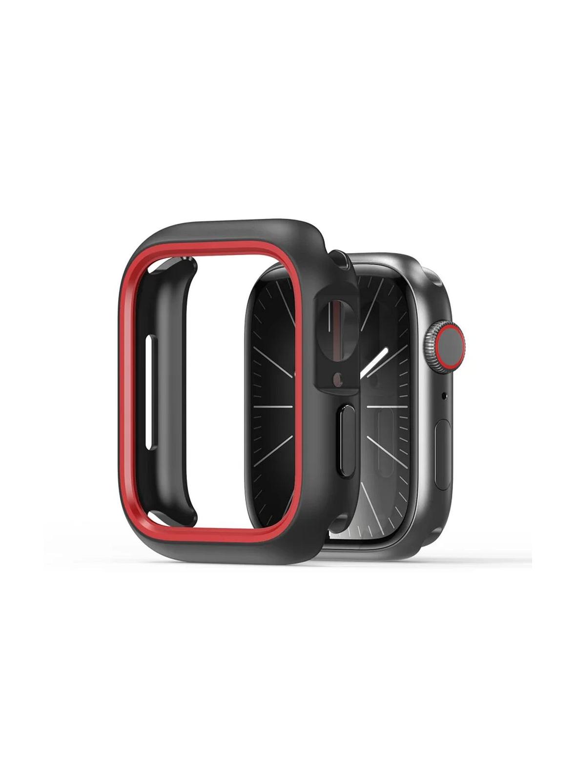 DUX DUCIS futerał BAMO do Apple Watch serii 10 46 mm czarno czerwony
