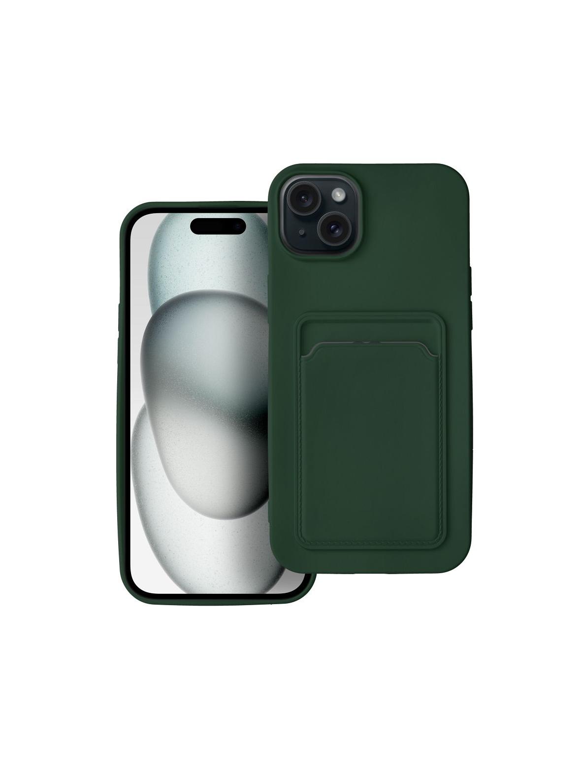 Futerał CARD CASE do IPHONE 15 Plus zielony