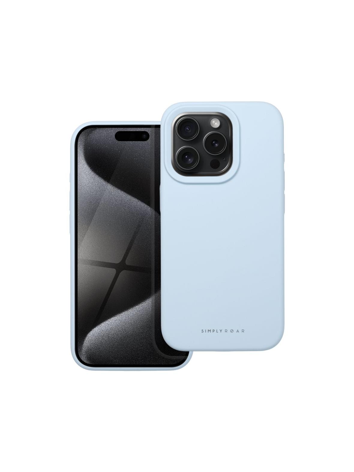 ROAR futerał CLOUD SKIN do IPHONE 15 Pro Jasnoniebieski