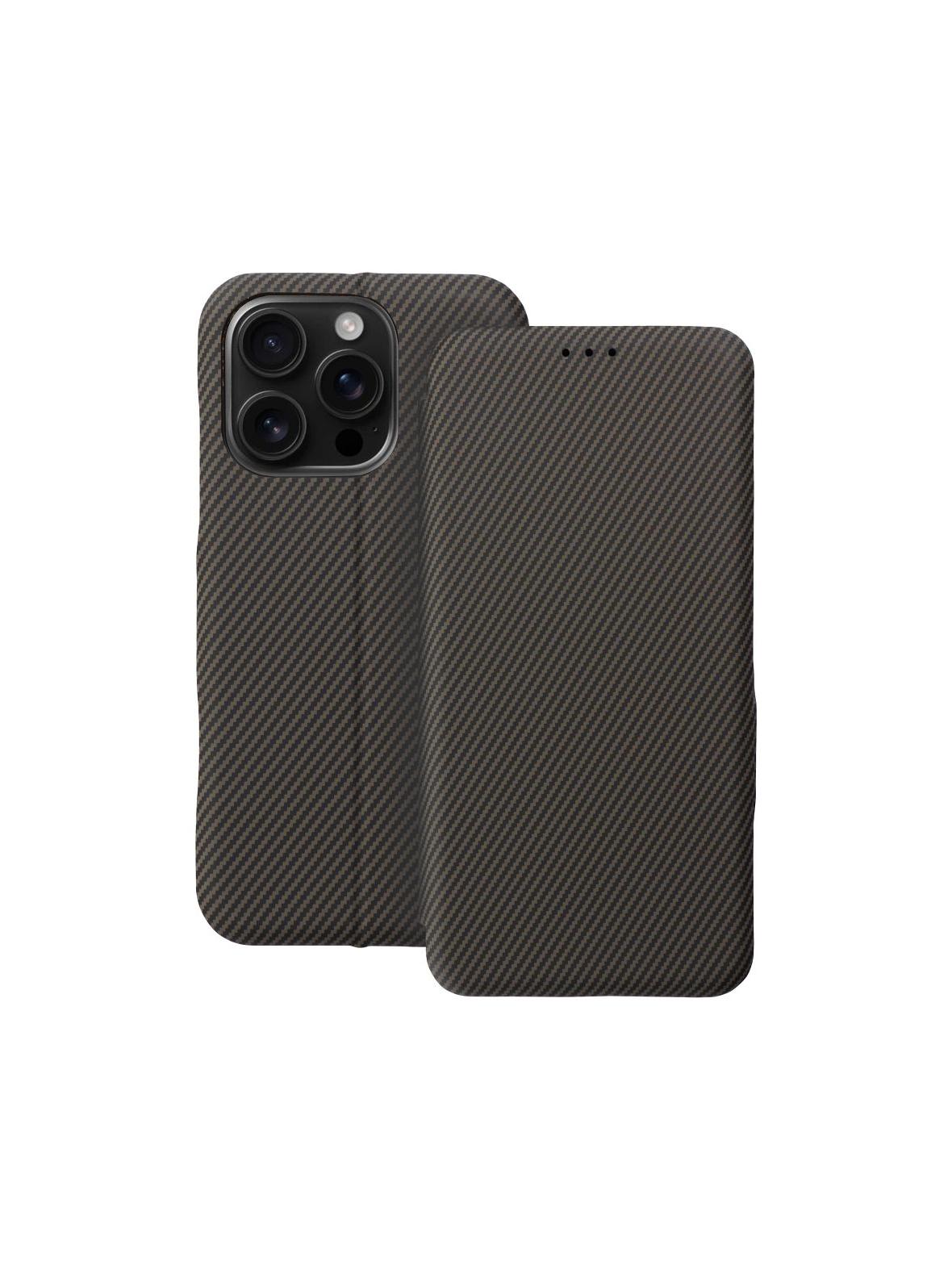 Kabura FOLIO Side Magnet do IPHONE 16 PRO brązowy