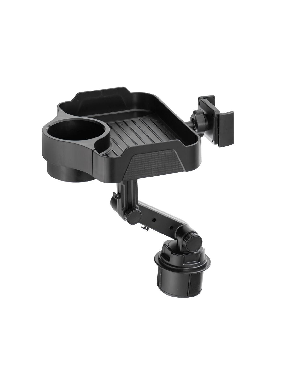 Stolik samochodowy z uchwytem na telefon CP2008 czarny