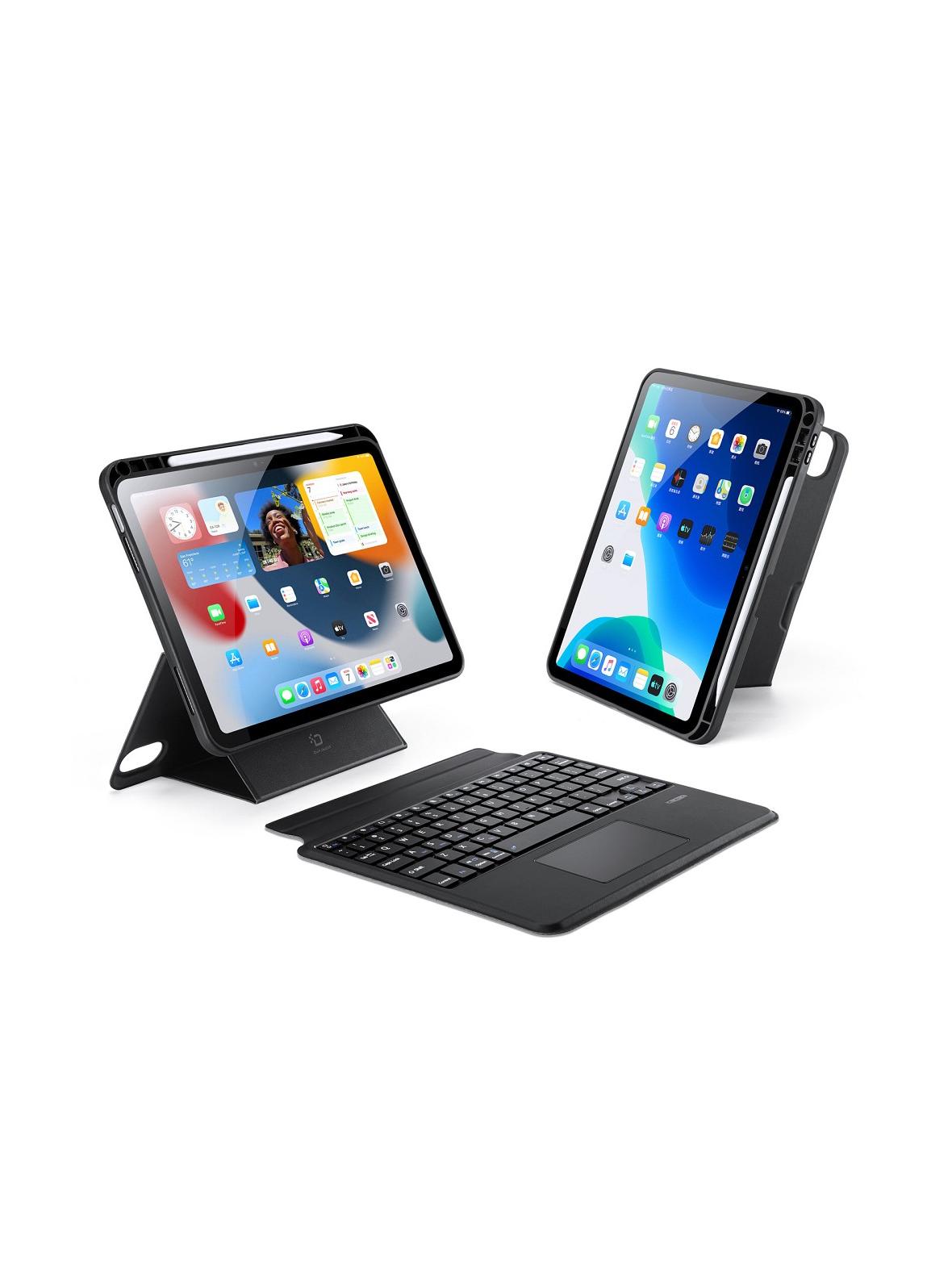 DUX DUCIS etui DK składane z klawiaturą bezprzewodową do iPad 10 (2022) czarne