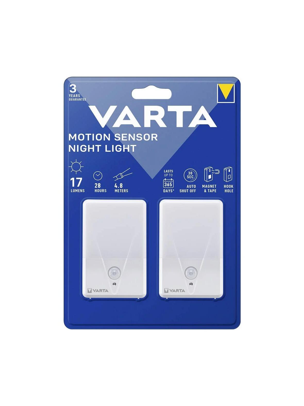 VARTA lampka nocna z czujnikiem ruchu (Motion sensor night lamp) 16624 2 szt