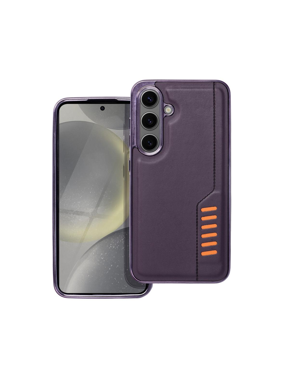 Futerał MILANO do SAMSUNG S24 ciemny fiolet