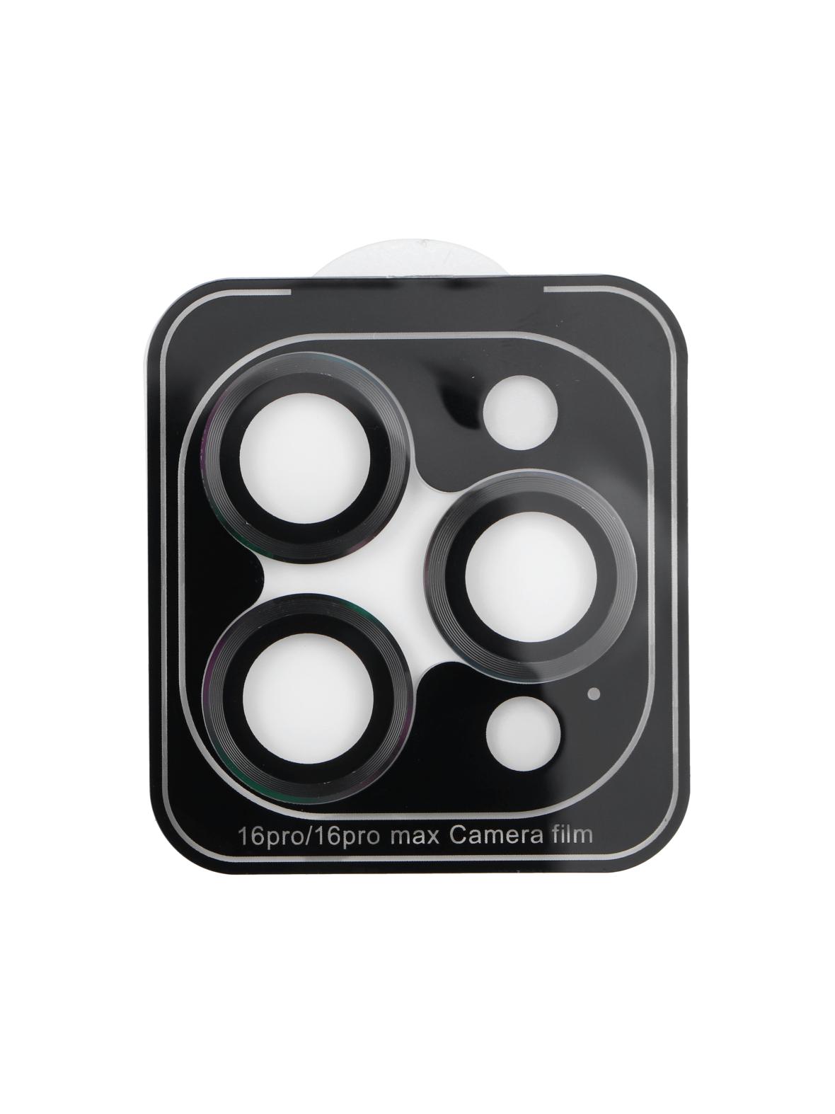 Osłona aparatu PROTECTOR 9H + aplikator do IPHONE 16 PRO / 16 PRO MAX czarna