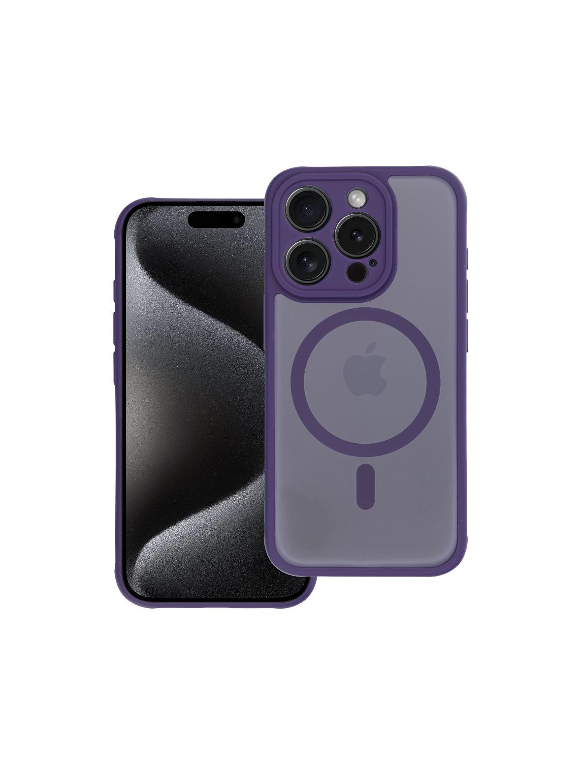 Futerał do iPhone 17 PRO Full Matte Mag Cover zgodny z MagSafe fioletowy