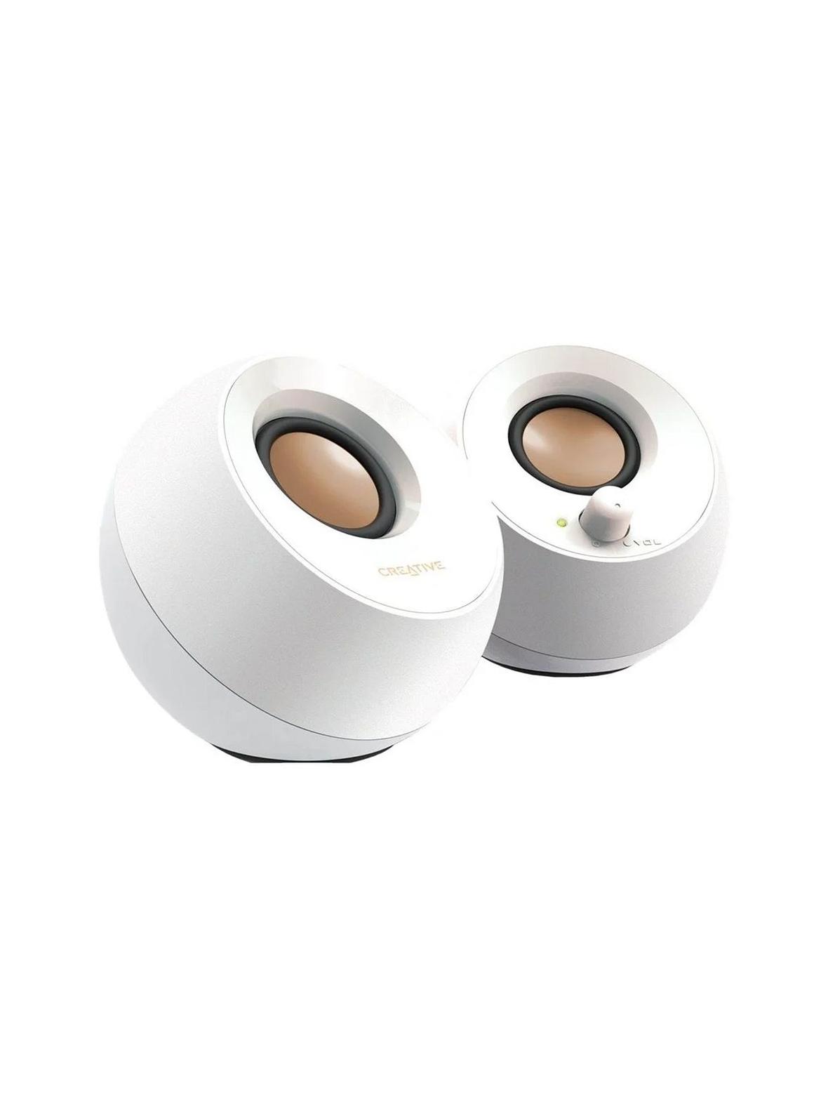 Głośnik przewodowy 4,4W Creative Pebble 2.0 51MF1680AA001 biały