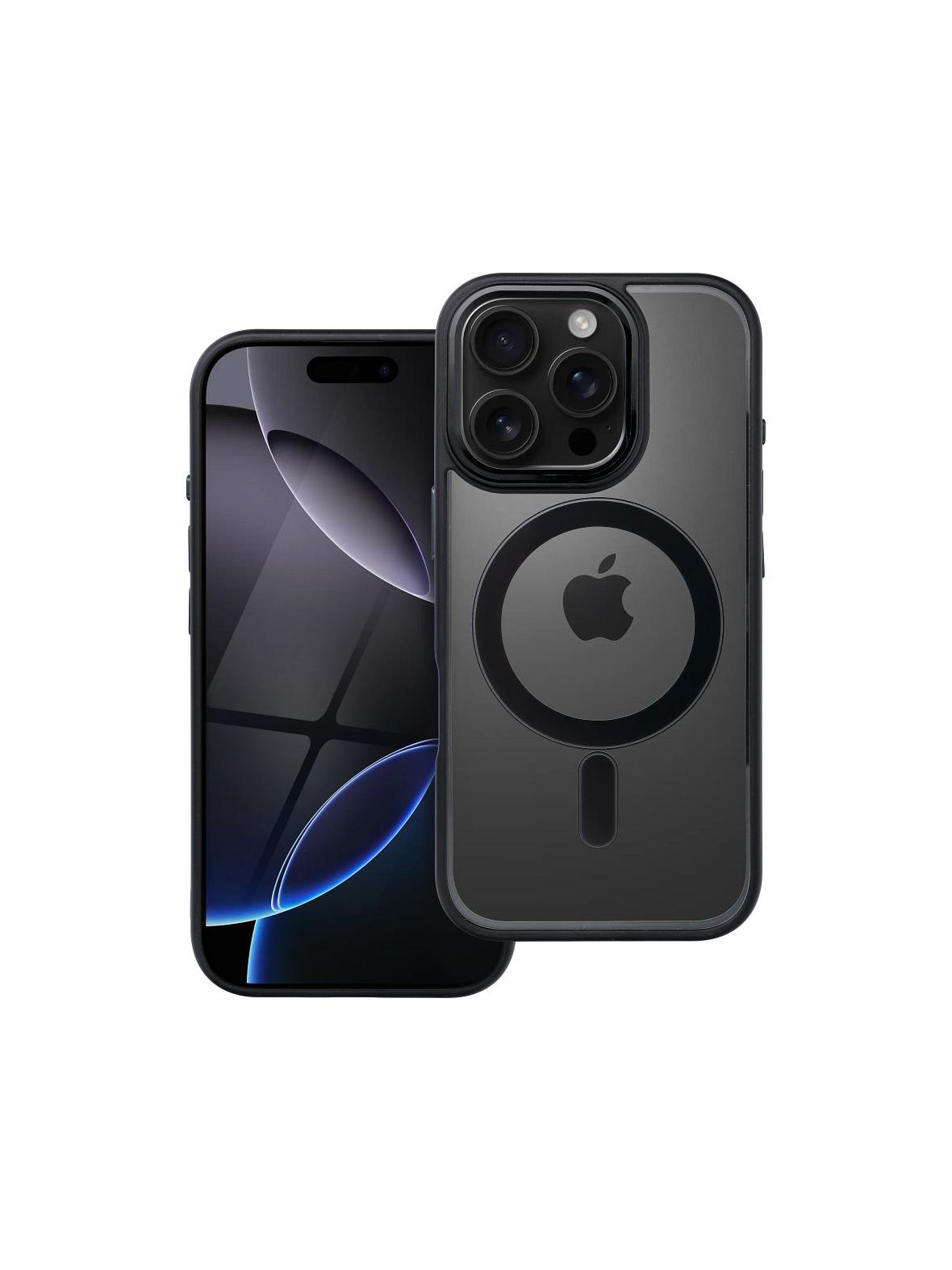 Futerał COLOR EDGE MAG COVER kompatybilny z MagSafe do IPHONE 16 Pro czarny