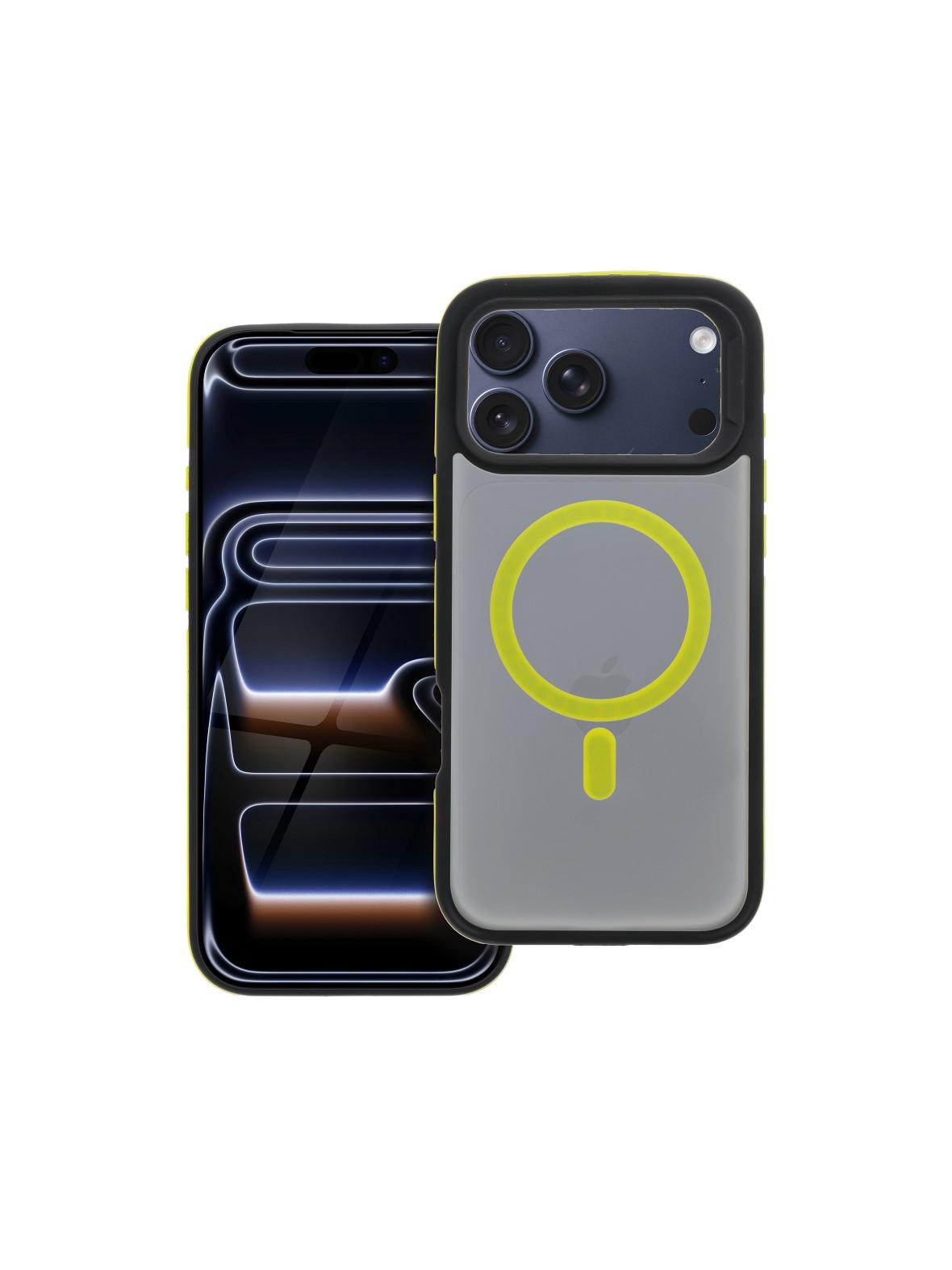 Futerał NEO do IPHONE 17 Pro Max kompatybilny z MagSafe żółty