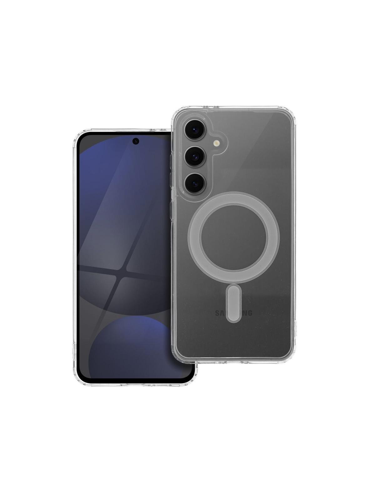 Futerał CLEAR MAG COVER kompatybilny z MagSafe do SAMSUNG S24 FE transparentny