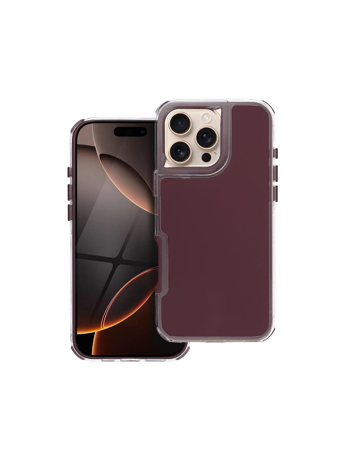 Futerał MATRIX do IPHONE 16 Pro Max purpurowy