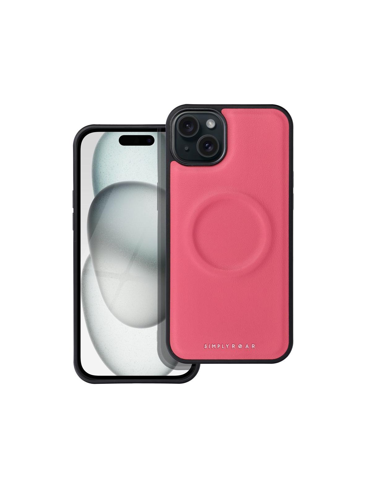 ROAR futerał MAG MORNING do IPHONE 15 Plus Różowy