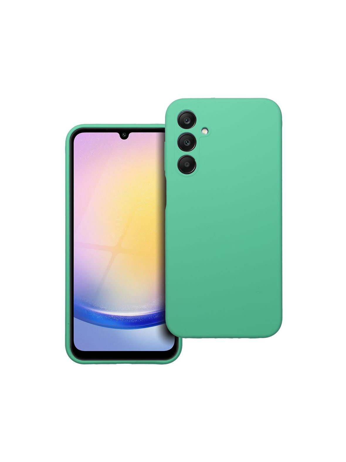 Futerał SILICONE 2mm do SAMSUNG A25 5G miętowy