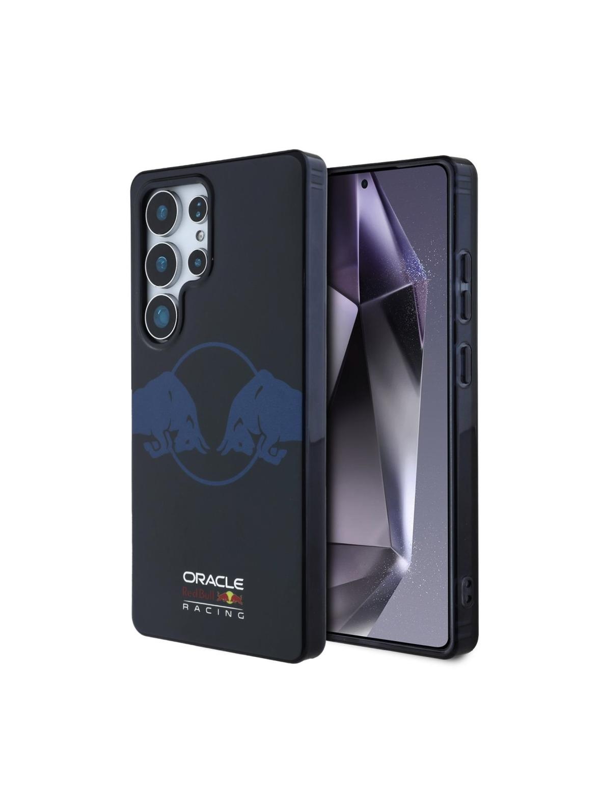 RED BULL futerał do SAMSUNG S25 Ultra RBHMS25L24HIDBV (Magnetic IML Transparent PC Two Bulls) navy