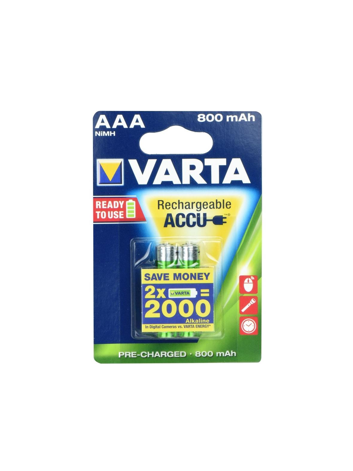 VARTA bateria akumulatorowa R3 (AAA) 800 mAh 2 szt