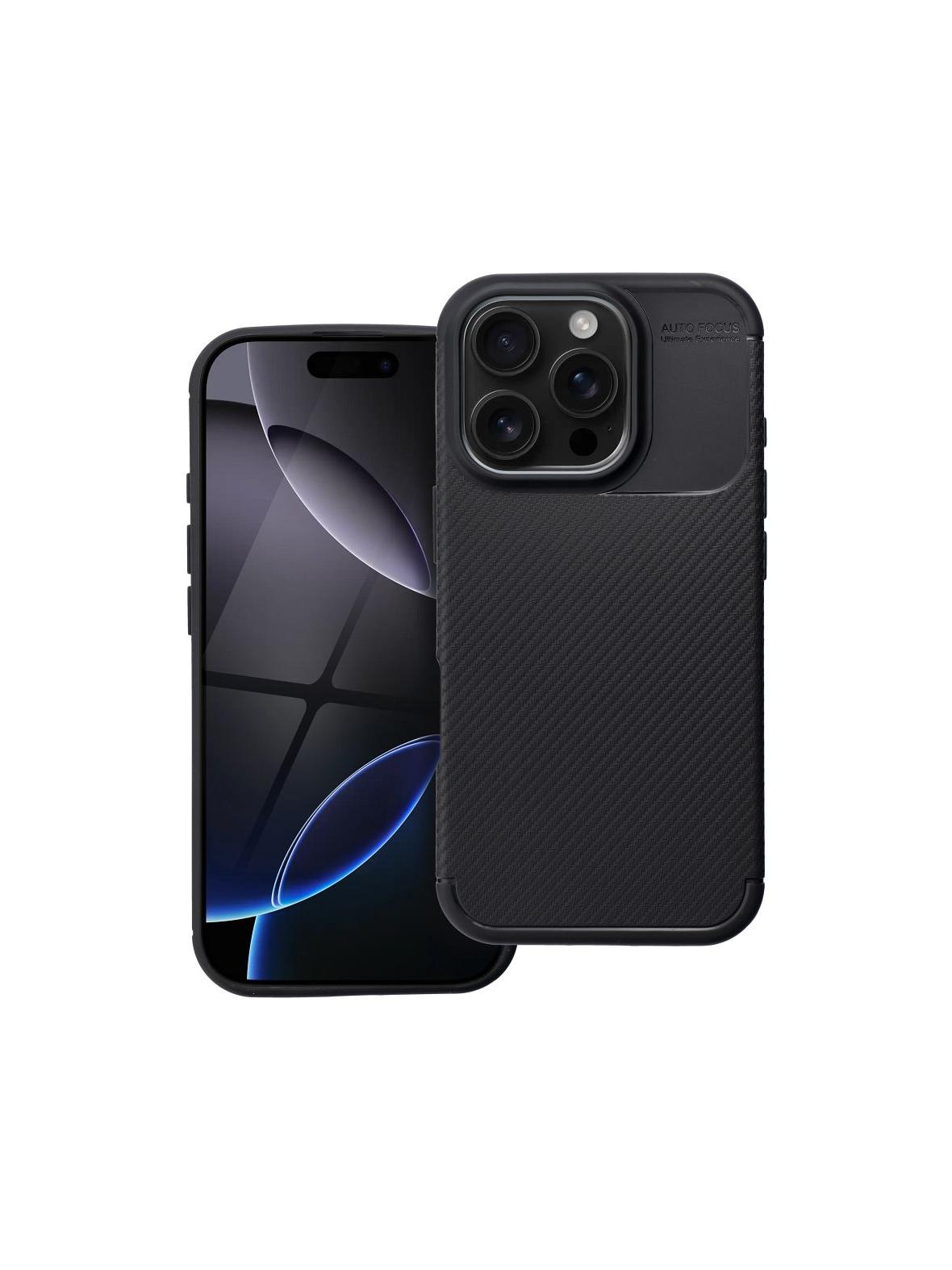 Futerał CARBON PREMIUM do IPHONE 16 Pro czarny