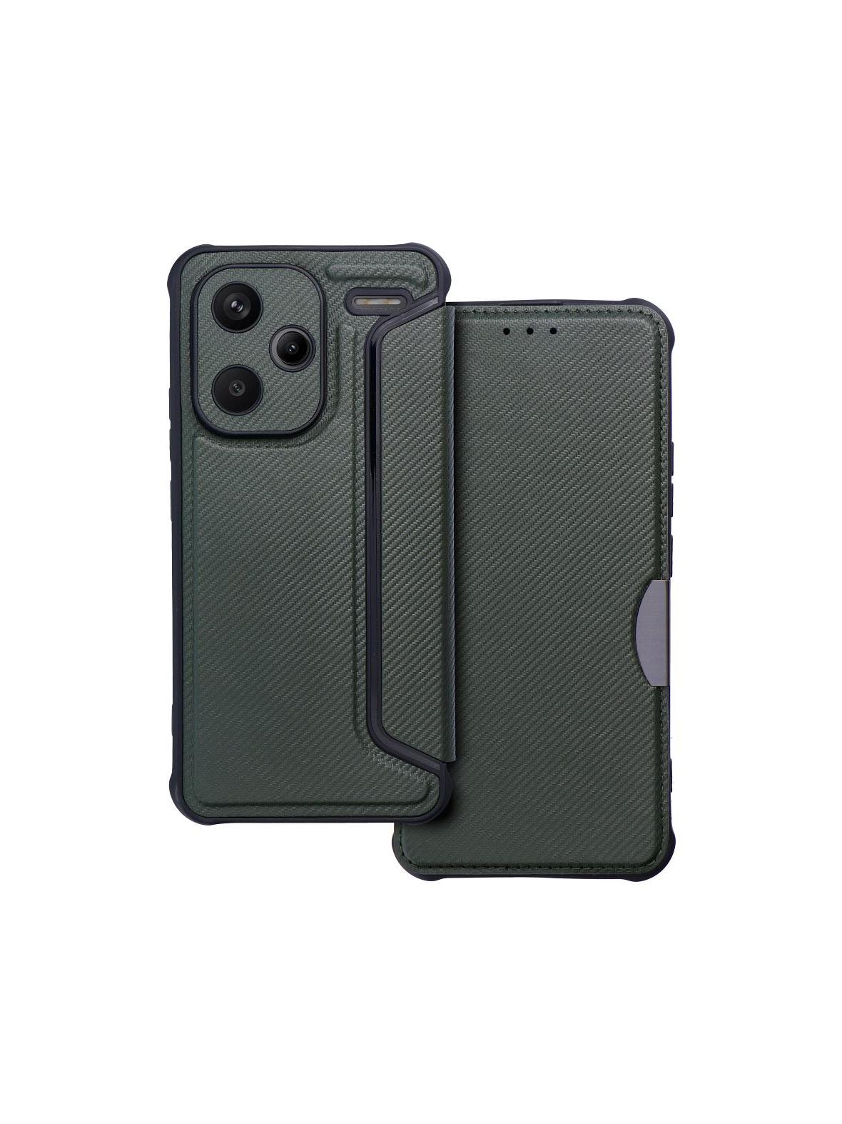 Kabura RAZOR Book do XIAOMI Redmi Note 13 Pro Plus 5G ciemnozielony