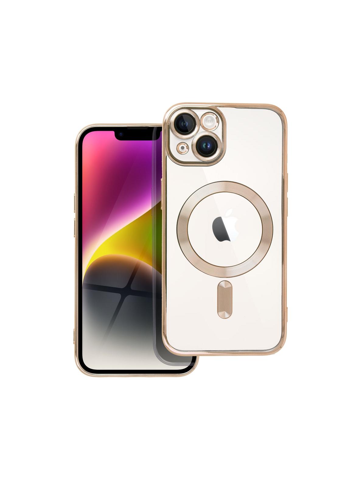 Futerał ELECTRO MAG COVER kompatybilny z MagSafe do IPHONE 14 złoty