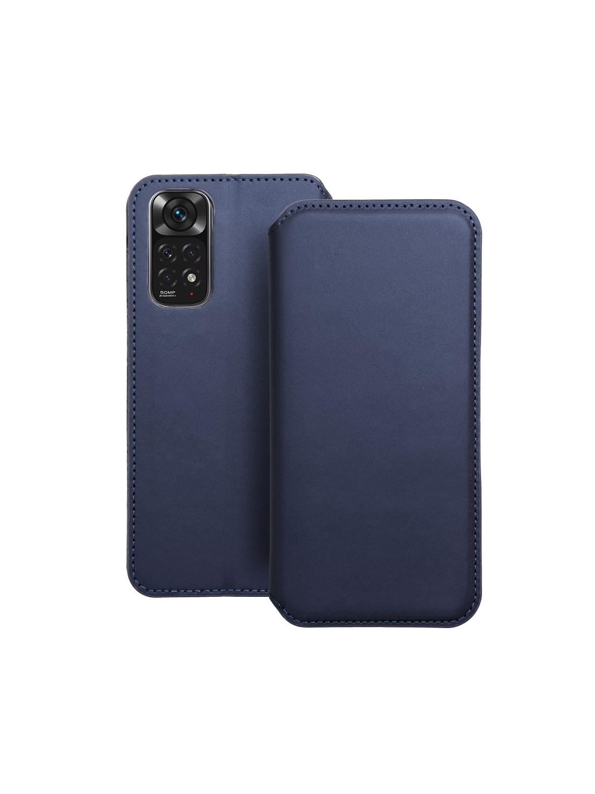 Kabura DUAL POCKET Book do XIAOMI Redmi Note 11 / 11S granatowy