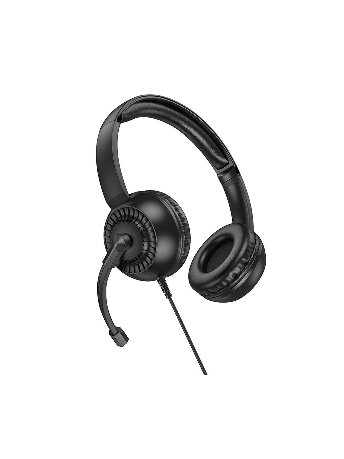 Słuchawki przewodowe nauszne Jack 3,5 mm Hoco W112 czarne