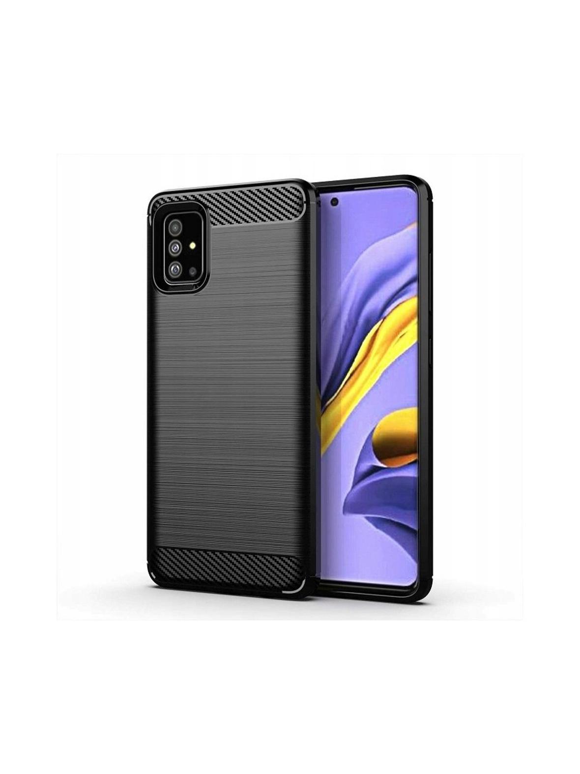Futerał CARBON do SAMSUNG A71 5G czarny