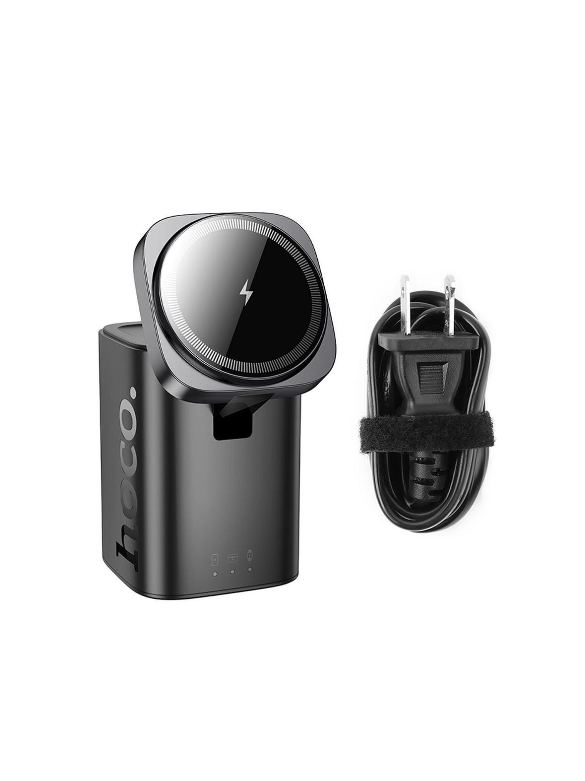 Ładowarka indukcyjna Hoco 6w1 PD QC 65W kompatybilna z Apple Watch CQ20A czarna