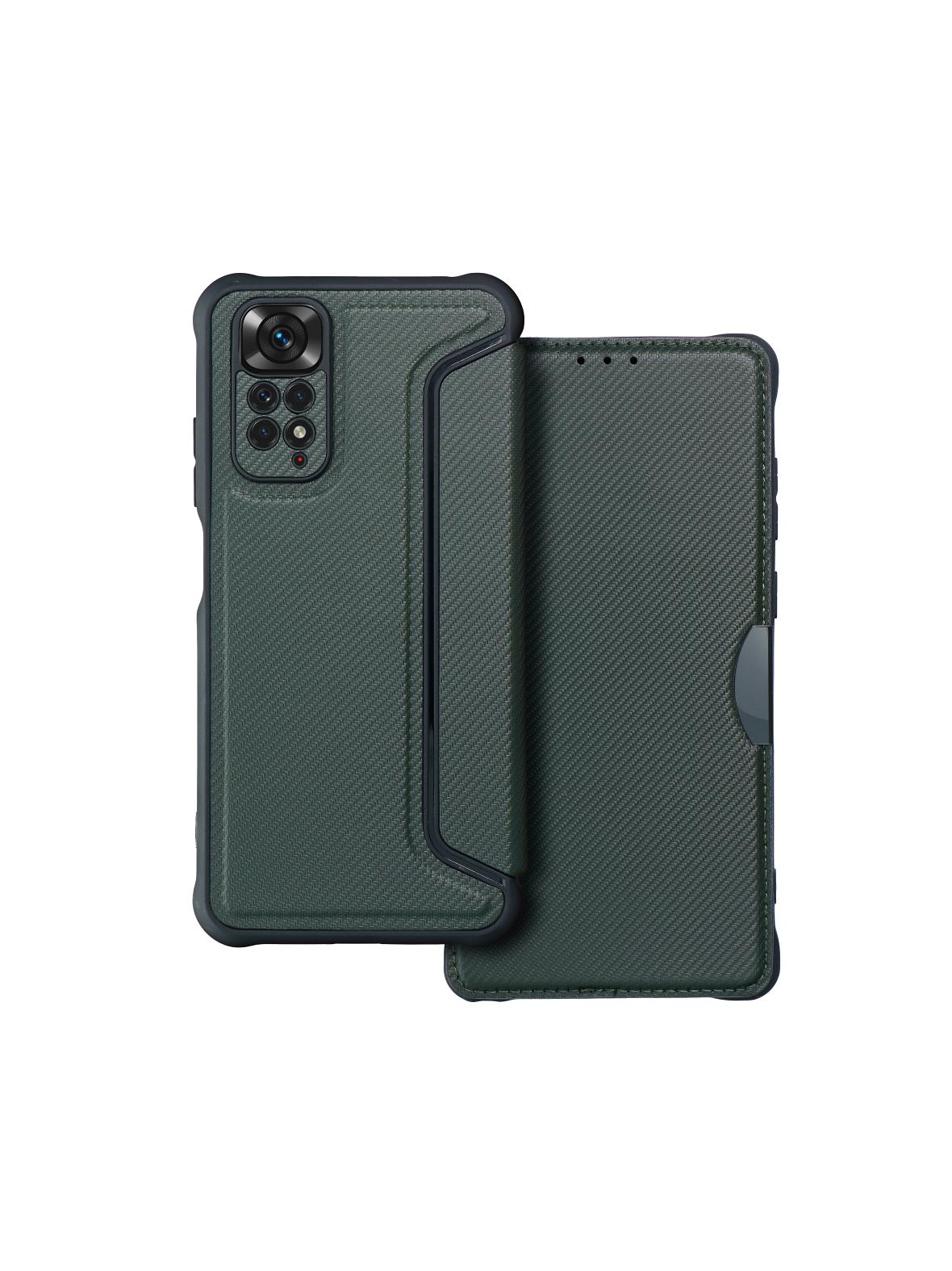 Kabura RAZOR Book do XIAOMI Redmi Note 11 / 11S ciemnozielony