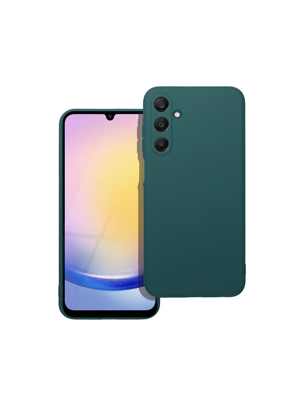 Futerał MATT do SAMSUNG A25 5G ciemnozielony