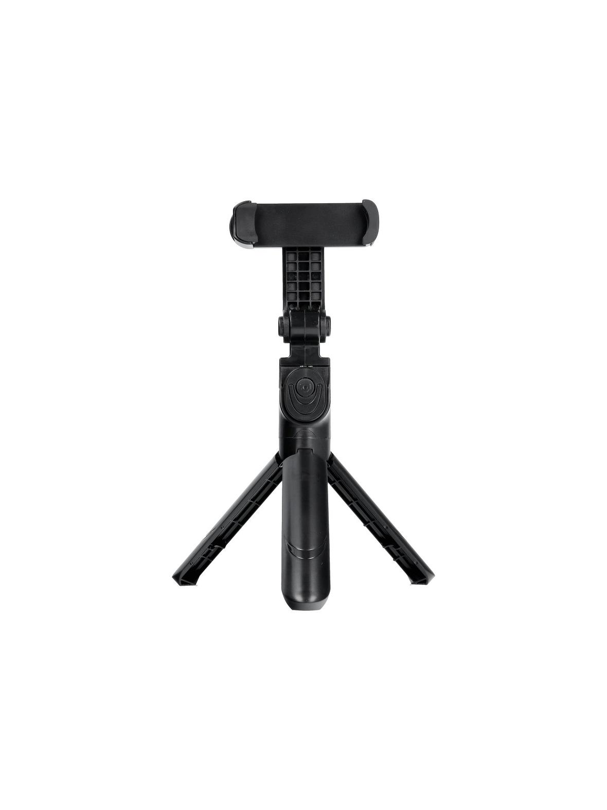 Uchwyt selfie z pilotem bezprzewodowym tripod SSTR-12 czarny