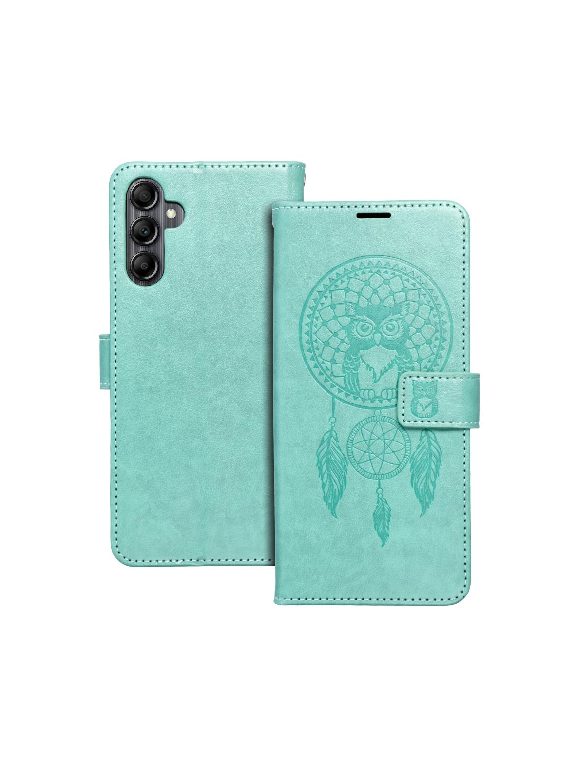 Kabura MEZZO Book do SAMSUNG A14 4G / A14 5G  łapacz snów zielony