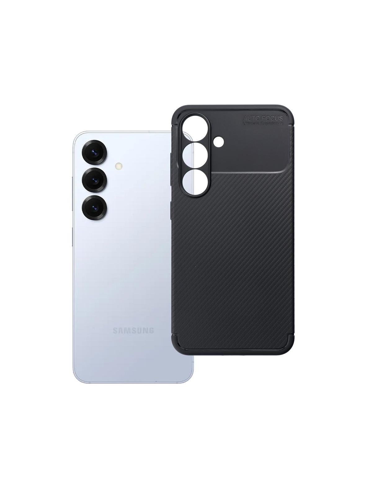 Futerał do Samsung S25 Carbon Premium czarny