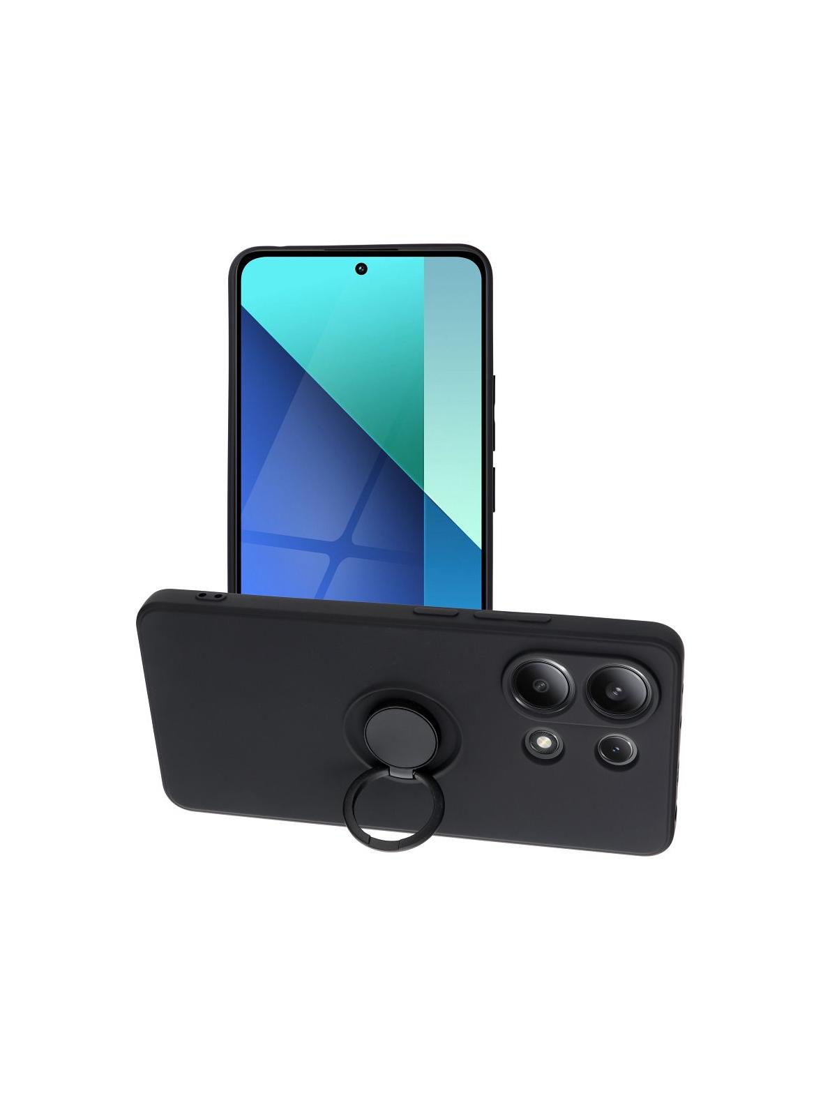Futerał SILICONE RING do XIAOMI Redmi Note 13 4G czarny