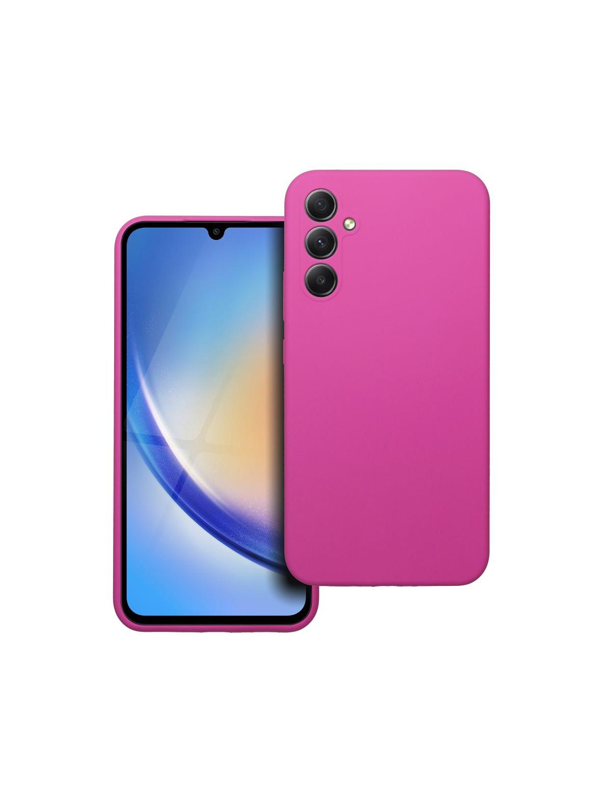 Futerał SILICONE 2mm do SAMSUNG A34 5G róż