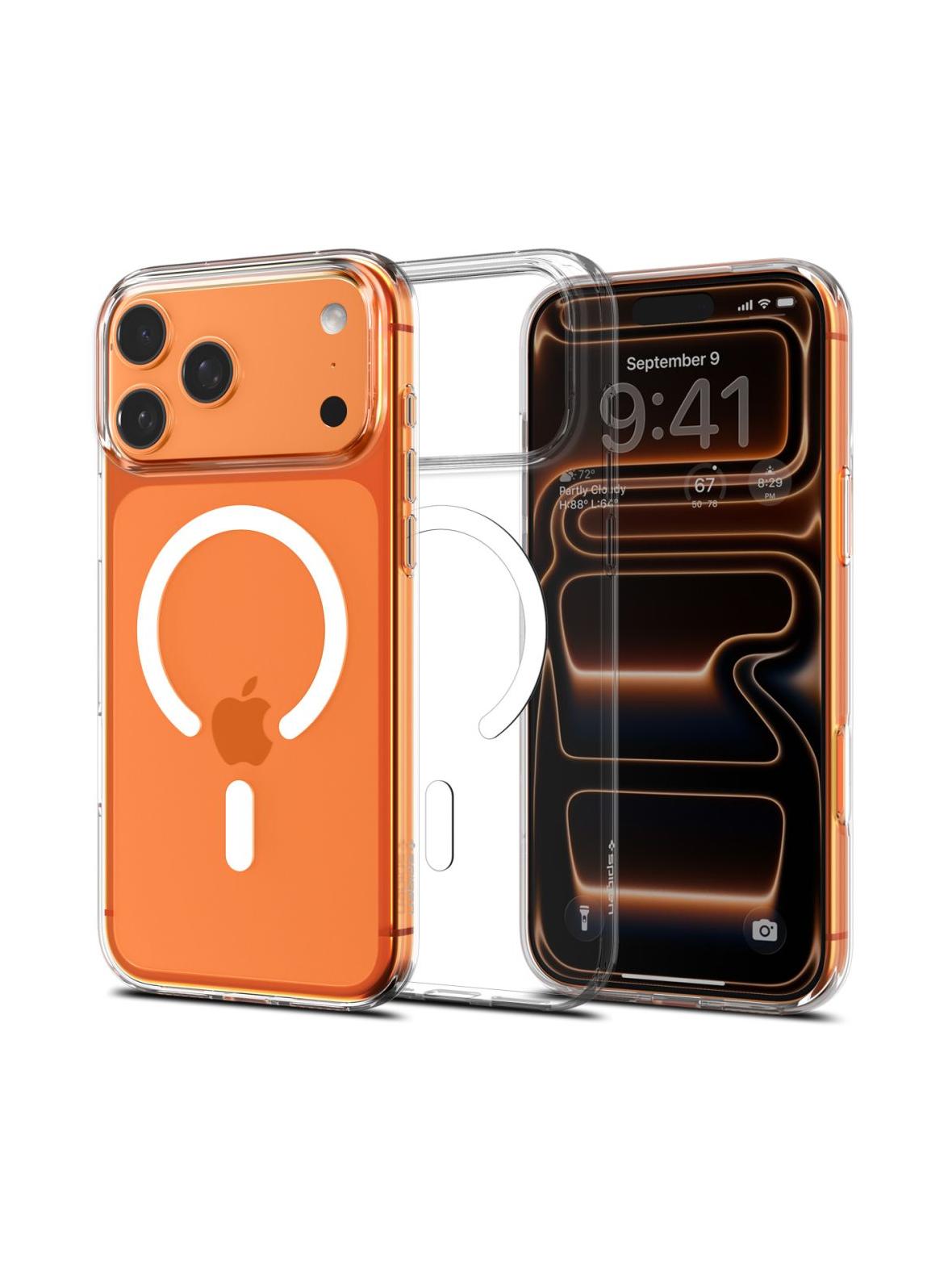 SPIGEN futerał LIQUID CRYSTAL MAG MAGSAFE IPHONE 17 PRO CLEAR/WHITE