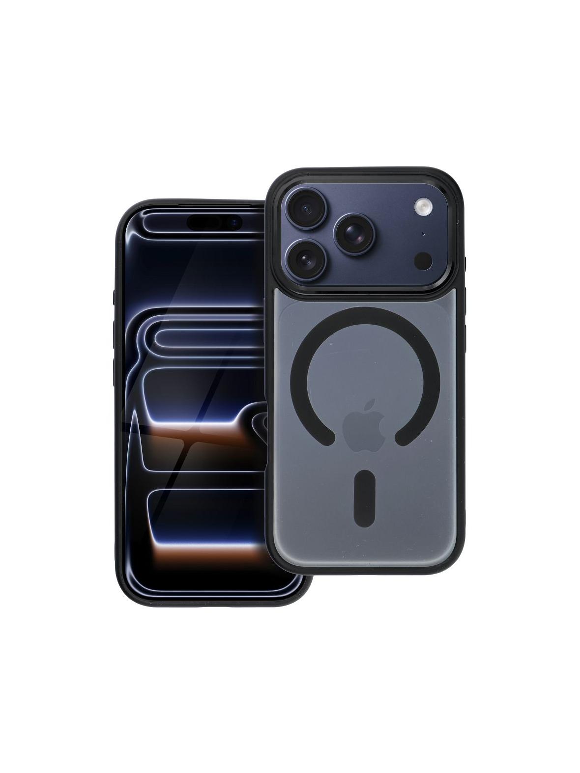 Futerał MATTE MAG COVER kompatybilny z MagSafe do IPHONE 17 Pro czarny