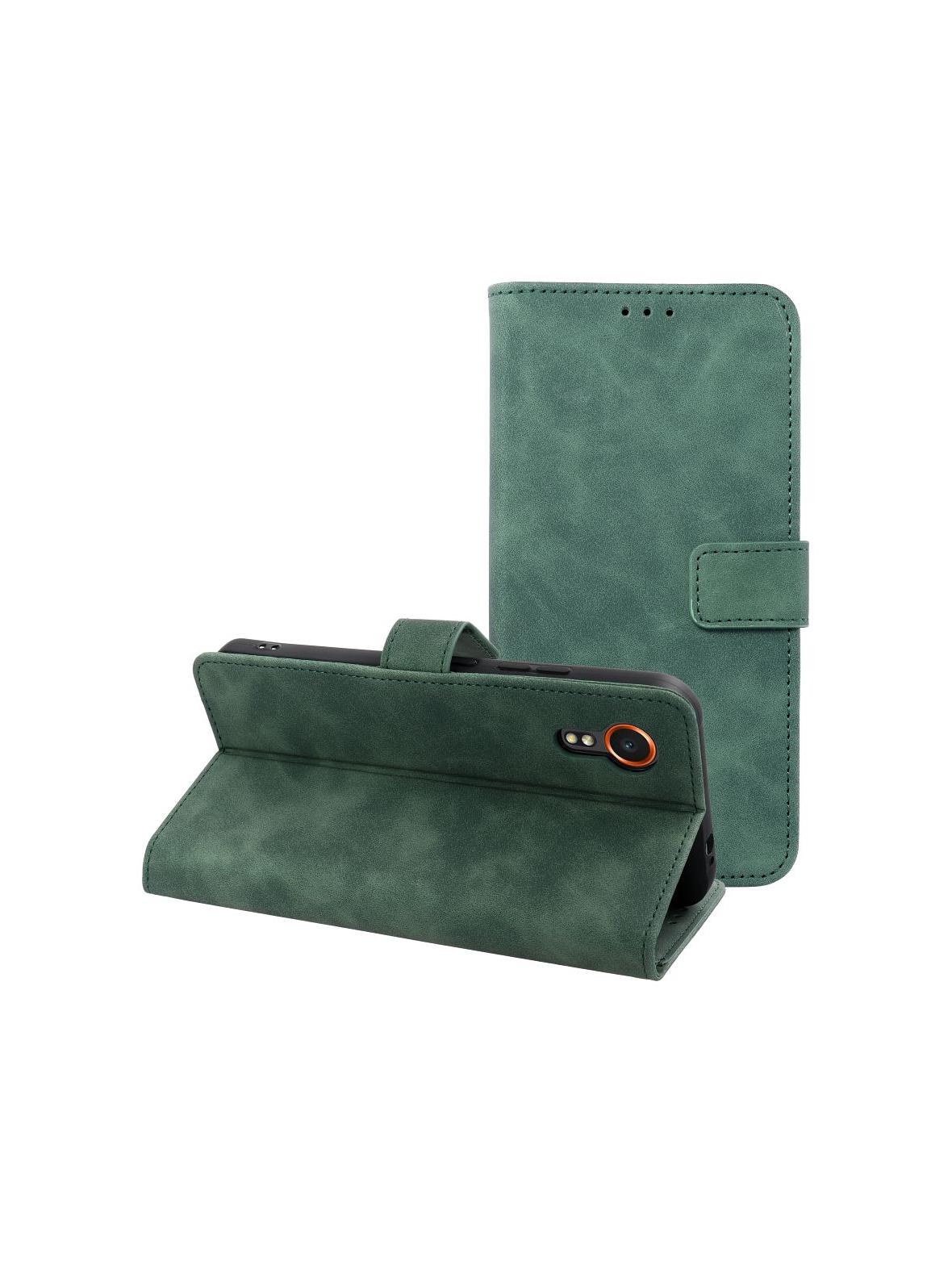 Kabura TENDER Book do SAMSUNG XCover 7 zielony